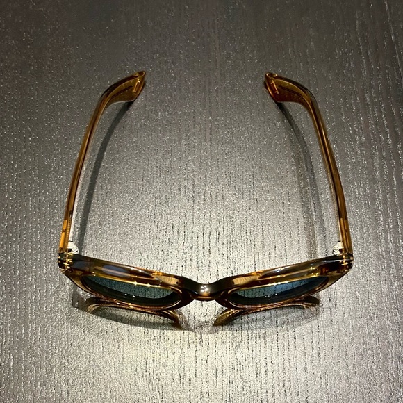 Tom Ford Square Sunglasses TF582 Julia-02 45P Transparent Champagne - Picture 9 of 12